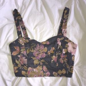 Floral Bralette / Crop Top